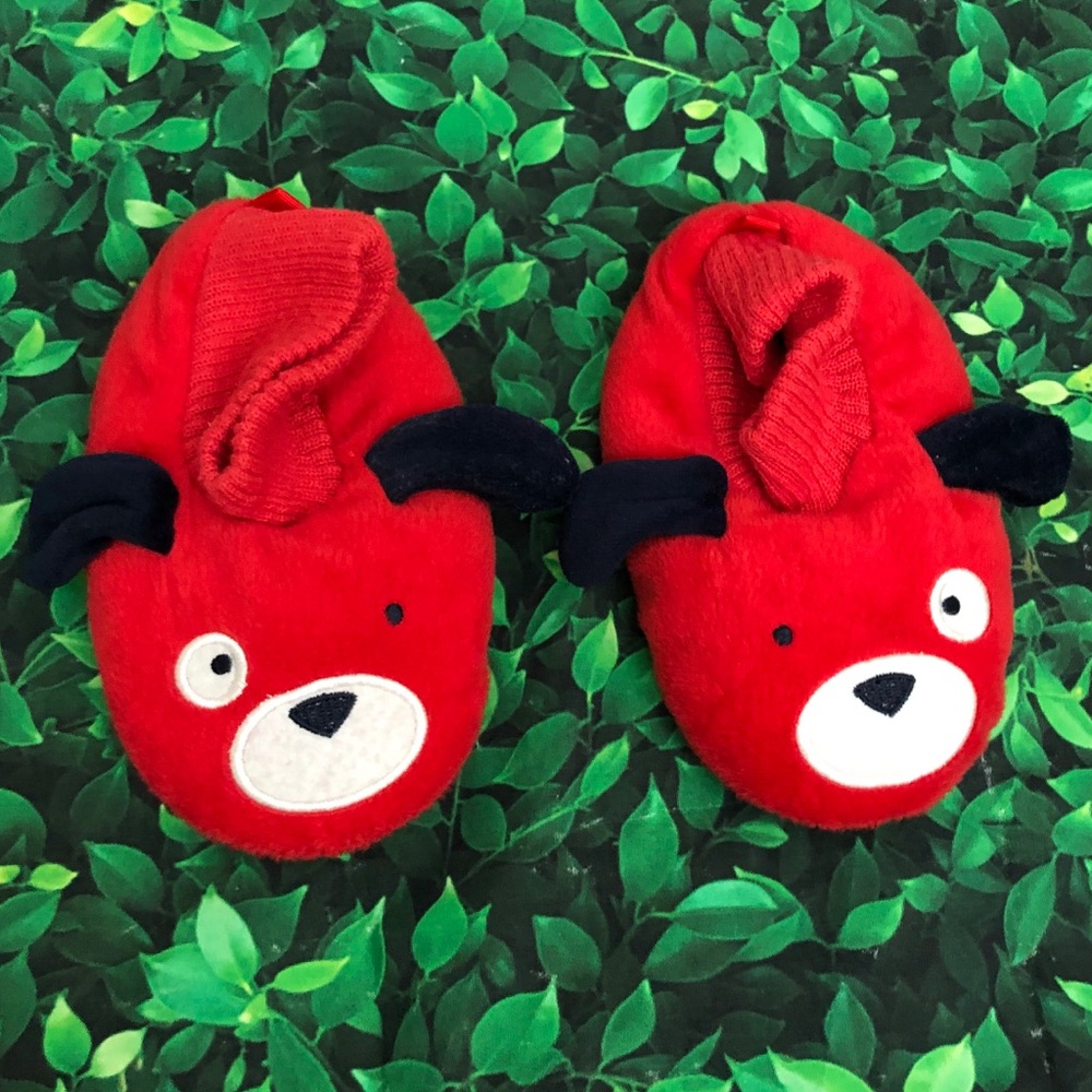 Boys Osh Kosh slippers | dog | 9-10 | large